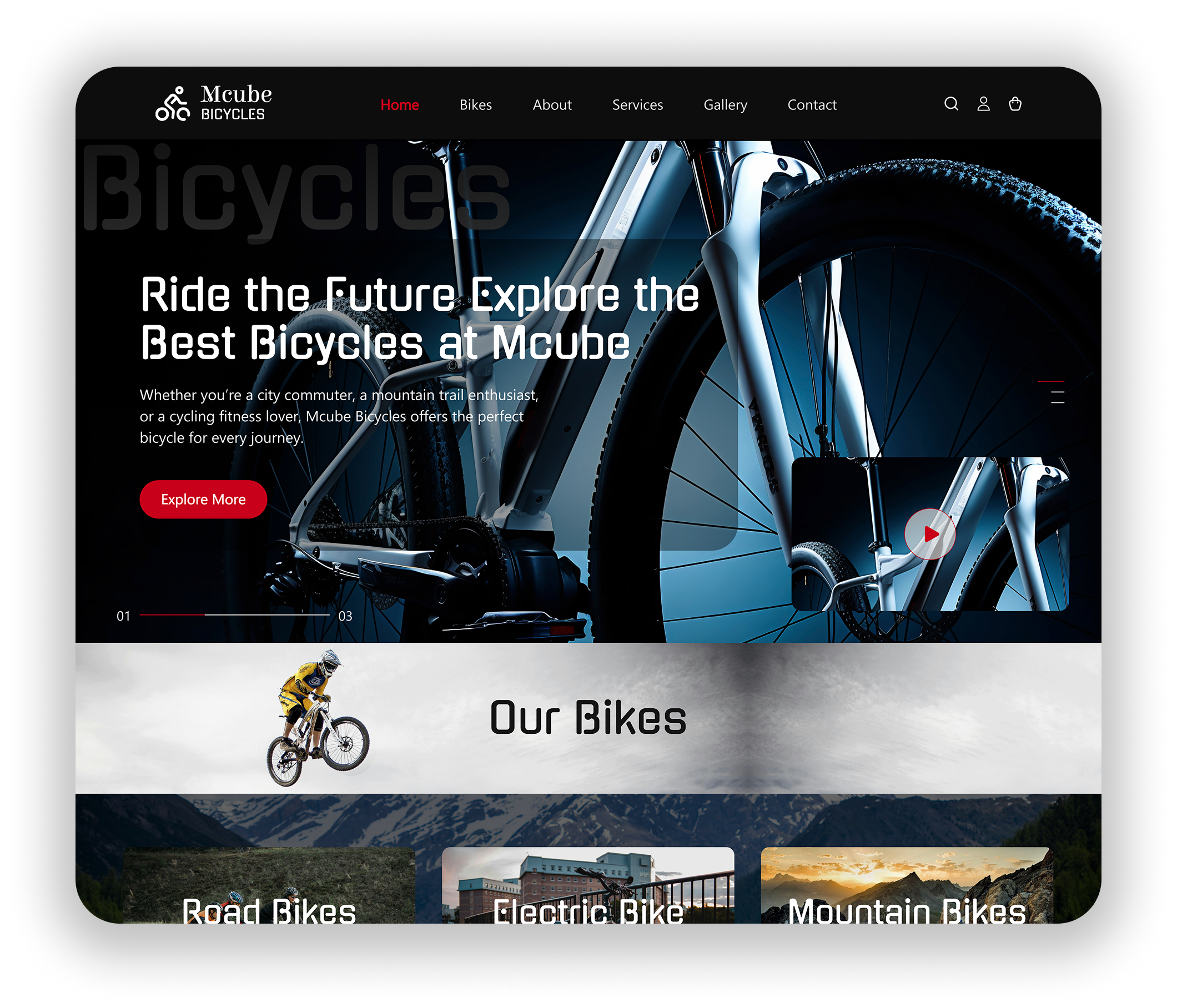 Bicycles Website